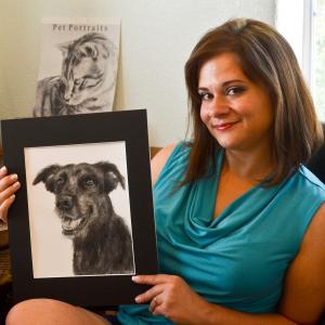 Artist Inspired By Rescued Canyon Puppy
